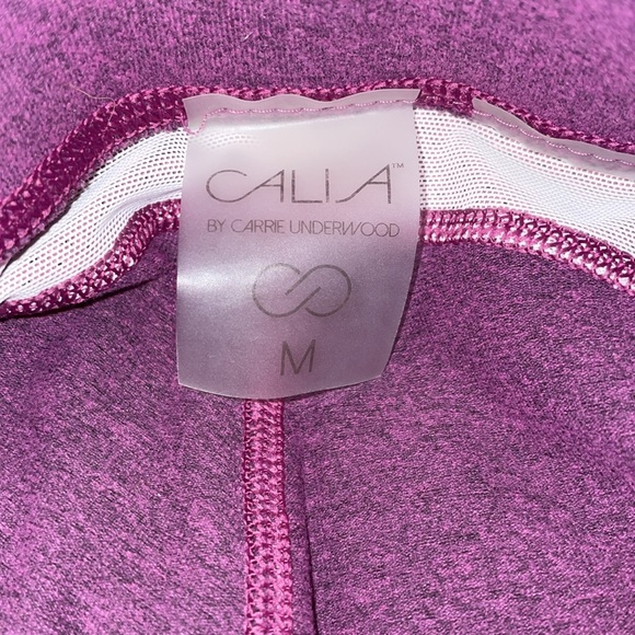 CALIA Purple High-Waisted Capris.  Size Medium - Picture 2 of 5